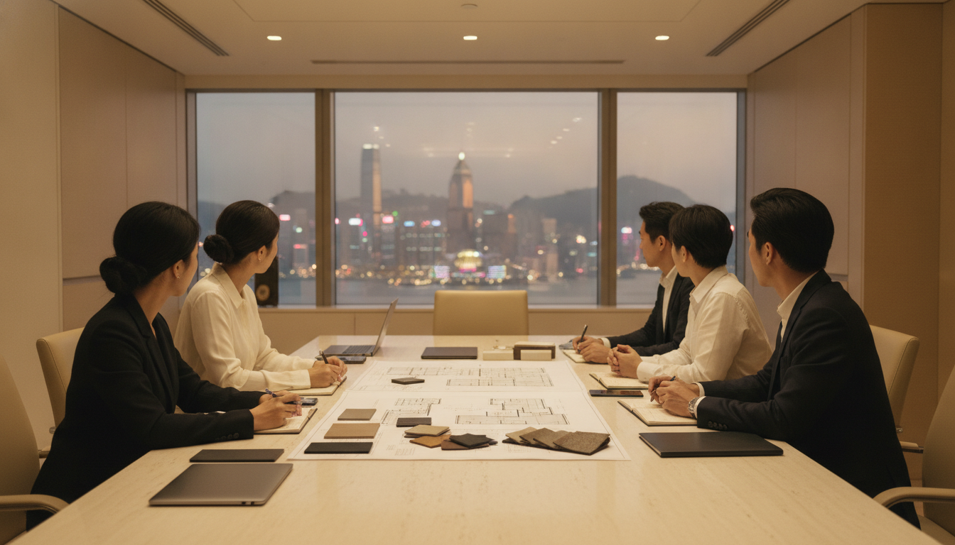 內地企業首次設港辦公室交付（品牌語境配圖）