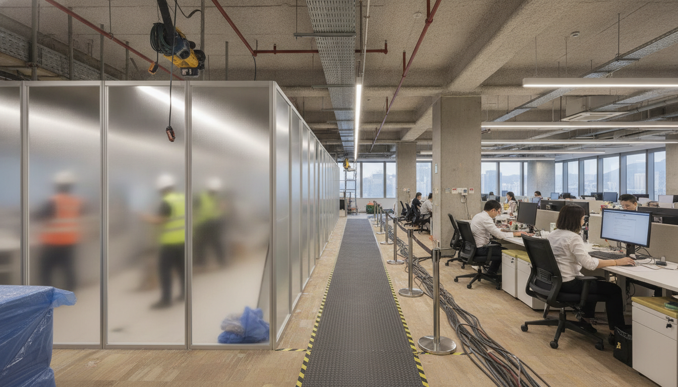 上環企業總部分階段翻新